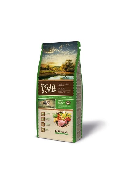 Sam's Field Tavuklu Düşük Tahıllı Yavru Köpek Maması 13 Kg Sam's Field Tavuklu Düşük Tahıllı Yavru Köpek Maması 13 Kg